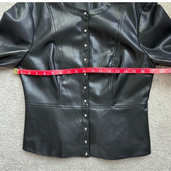 Zara Faux Leather Jacket - Picture 12 of 13